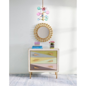 Jonathan adler-mesita <span class=keywords><strong>de</strong></span> <span class=keywords><strong>noche</strong></span> colorida para dormitorio, cajón <span class=keywords><strong>de</strong></span> lujo, espejo, almacenamiento facial, mesita <span class=keywords><strong>de</strong></span> <span class=keywords><strong>noche</strong></span> - Product Image 6