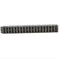 Cadena de Rodillos de Acero de Doble Hilo 08B-2, Cadena de Transmisión Industrial de Venta Caliente, Completa con Eslabón Maestro de Conexión