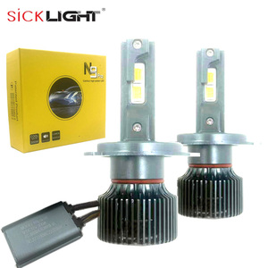 N9 PRO 150W-300W 30000Lm Tres tubos de cobre Led H1 H3 H4 H7 H11 Bombilla de faro Led 4575 CSP 6000K 9005 9006 9012 Luz Led para coche - Product Image 4