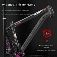 Vélo de montagne de luxe à cadre rigide pour étudiants, suspension, roues en aluminium de 26 pouces, freins à disque avant et arrière, 27 vitesses