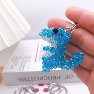 Wholesale Promotion Gifts Kids Birthday Souvenir Bag Charm Cute Animal <b>Keyrings</b> Clear Faceted Plastic Cartoon Dinosaur Keychain - Product Image 6