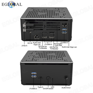 Intel Xeon E-2186M, prosesor Gaming Mini PC 1TB NVME SSD Tipe C 4K UHD Display Win 10 komputer Desktop Pc - Product Image 3
