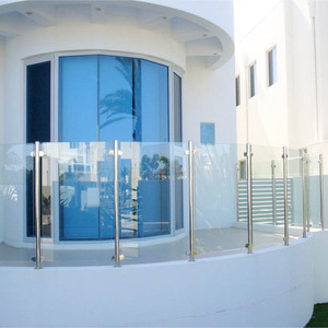 12mm Thick 6+6mm Laminated Glass Balustrade <strong>Pool</strong> Glass Fencing Railing Terrence With Spigots - Product Image 6
