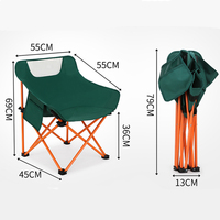 Chaise de camping pliante professionnelle robuste, compacte, universelle, durable, en métal léger, pour la pêche et la plage