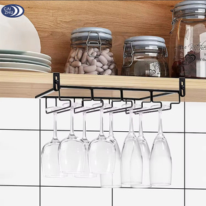 <span class=keywords><strong>Estante</strong></span> Metálico Ajustable <span class=keywords><strong>de</strong></span> 4 Niveles <span class=keywords><strong>para</strong></span> <span class=keywords><strong>Copas</strong></span> <span class=keywords><strong>de</strong></span> <span class=keywords><strong>Vino</strong></span>, Sin Perforaciones, <span class=keywords><strong>para</strong></span> Colgar <span class=keywords><strong>Copas</strong></span> <span class=keywords><strong>de</strong></span> <span class=keywords><strong>Vino</strong></span>, 2 Piezas, <span class=keywords><strong>Estante</strong></span> <span class=keywords><strong>de</strong></span> Almacenamiento - Product Image 3