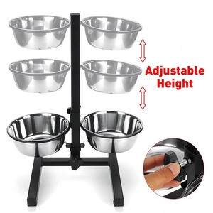 Table de <span class=keywords><strong>gamelle</strong></span> surélevée réglable pour <span class=keywords><strong>chien</strong></span>, <span class=keywords><strong>gamelle</strong></span> de nourriture pour <span class=keywords><strong>chien</strong></span>, <span class=keywords><strong>Double</strong></span> <span class=keywords><strong>support</strong></span> réglable de luxe pour chat et <span class=keywords><strong>chien</strong></span> - Product Image 5
