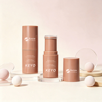 Tube vide personnalisé pour cosmétiques : fond de teint, déodorant, correcteur, rouge à lèvres, blush – finition mate rouge-brun 6g