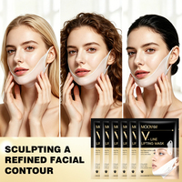 Masque Lifting V-Line pour le Menton, Réducteur de Double Menton, Masque Amincissant et Raffermissant pour le Visage en Forme de V