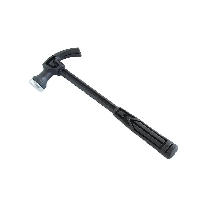 Mini hammer with plastic coated fiber handle claw hammer household multi-functional hammer