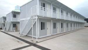 豪华20英尺预制移动客舱中国低价平装容器花园住宅入口公寓外部浴室 - Product Image 2