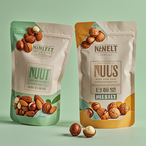 Stand up Pouch Ziplock Mylar Moisture Proof Pet Food Custom <b>Snack</b> Nuts & Dried Fruits Packaging <b>Bag</b> - Product Image 2