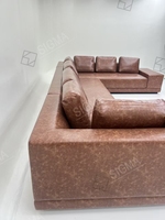 Mobilier d'intérieur de luxe, à la mode, confortable, intérieur en forme de U, canapé de salon, canapé sectionnel, canapé modulaire en tissu