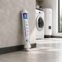 BriskSpring Détartreur et Adoucisseur d'Eau Physique Non Électrique pour Toute la Maison et VR, Compatible avec Raccord en Cuivre, En Ligne, 4 T/h, Pur