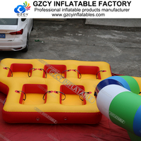 Bateau gonflable commercial pour la pêche à la ligne, bateau banane, tube de pêche à la ligne