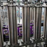 Machine de remplissage automatique de détergent liquide 500-3000 ml, remplisseuse de bouteilles à piston pour détergent lessive 3L