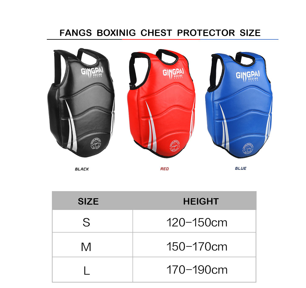 Tnarru Karate Guard Rib Armour, Boxing Chest , Taekwondo Vest Protector For Sanda Karate Sports Kids And Adults Xs - View #3