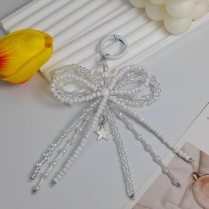 Llavero de Lujo Luminoso con Lazo y Cuentas, Cadena para Teléfono DIY de Moda, Colgante de Cuentas de Colores para Decoración de Bolsos, ¡Venta Caliente! - Product Image 5