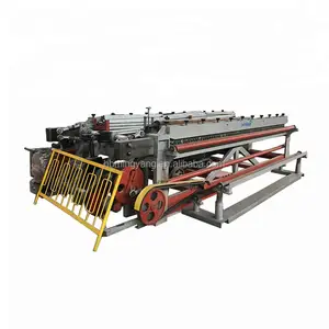 Normal twist twisting hexagonal shape gabions baskets straight twisted gabion wire mesh making woven machine