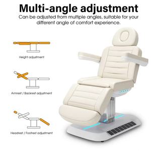 High-<b>end</b> Modern Luxury Beauty Salon Furniture Electric Facial Spa Massage <b>Bed</b> 4 Motor Eyebrow Makeup Beauty Tattoo <b>Bed</b> - Product Image 5