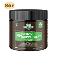 Poudre de supplément de santé pour animaux de compagnie pour chiens et chats pour supplément de vision avec curcuma, lutéine, astaxanthine en OEM et ODM