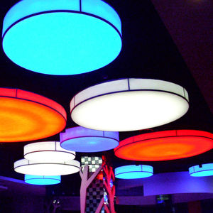 ZHIHAI Plafonniers en PVC avec éclairage LED à intensité variable, télécommande, couleur personnalisée pour la <span class=keywords><strong>d</strong></span>écoration intérieure - Product Image 1