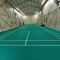 Rouleaux de revêtement de sol PVC Runsure à faible teneur en COV, substrat pour sols en bois pour terrains de tennis, étanche, spécial Philippines, installation rapide