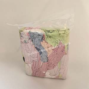 Trapos de Algodón Industriales para Limpieza, Alta Absorción de Agua y Aceite, Color Claro, Paquete de 50 - Product Image 1