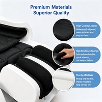 Fauteuil de lavage haut de gamme entièrement automatique avec massage du dos, repose-jambes LED réglable, table chiropratique pour salon de coiffure et barbier