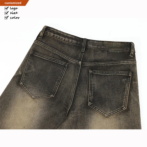 Summer <strong>Men's</strong> Denim <strong>Shorts</strong> With Unique Chrome Heart Design High Street Style Pants High Quality <strong>Men</strong> <strong>Short</strong> <strong>Jeans</strong> - Product Image 6