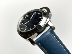 Pa-ner-ai thương hiệu nổi tiếng cổ điển lu-pam1085 màu xanh khâu đơn giản sang trọng cơ khí chuyển động ban đêm ánh sáng đôi đồng hồ nam - Product Image 4