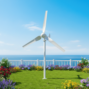 Elege High Quality 1kW 1000W Horizontal Axis Wind Free Energy Mini 12V/24V/48V 1.1m Rotor Diameter 3m/s Start El - Product Image 6