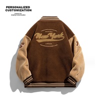 Vêtements personnalisés manteau d'hiver grande taille pour homme de haute qualité veste universitaire Letterman en satin pour hommes