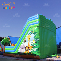 WINSUN Animaux de la jungle gonflables en PVC éducatifs pour parcs de trampolines et centres commerciaux - Utilisation publique en extérieur
