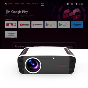 Proyector LED Inteligente 4K con Google TV, Grado A9G Pro, 1850 ANSI, Sistema Operativo Android, para Educación, Negocios y Películas, OEM - Product Image 1