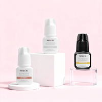 Colle liquide professionnelle pour extensions de cils, séchage rapide, imperméable, végane, sans latex, inodore, super adhésive, avec primer, logo personnalisé