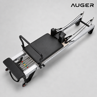 AUGER Machine de Pilates Reformer Commerciale en Aluminium, Équipement de Fitness Professionnel pour Studio, Lit d'entraînement du tronc