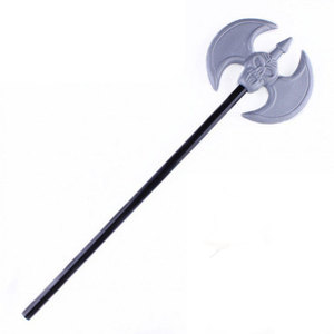 Accesorios de Disfraces de Halloween, Arma de Plástico, Demonio Espeluznante, Escenas Clásicas, Impresión Tipográfica, Disfraz, Hacha de Demonio de 50 cm - Product Image 4