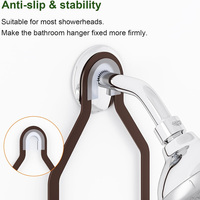 Étagère d'angle rotative à 4 niveaux pour salle de bain, en plastique, bambou et MDF, auto-adhésive, avec porte miroir