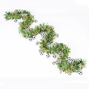 ของตกแต่งปาร์ตี้ฟุตบอล พวงมาลัยรูปทรงเกลียว สายรุ้ง แบนเนอร์ ป้ายแขวน สำหรับวันเกิด วันแข่งขันกีฬา - Product Image 1