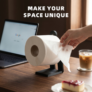 Porte-serviettes en forme humaine abstraite imprimé en 3D, support à mouchoirs minimaliste, décoration de bureau, maison, cuisine - Product Image 4