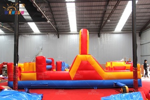 Winsun หลักสูตรเป่าลมสำหรับเด็กขนาด<span class=keywords><strong>มิ</strong></span><span class=keywords><strong>นิ</strong></span>เกมปราสาทกระโด<span class=keywords><strong>ด</strong></span>แดงเหลือง - Product Image 3