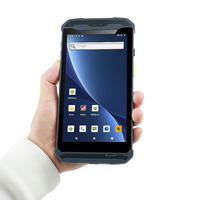 Fabricación de recopilación de datos resistente industrial IP68 Android 13 PDA de mano compatible con Google Play escáner de código de barras 2D incorporado