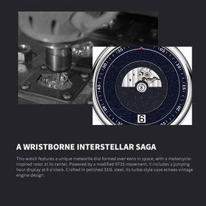 Relojes de Pulsera Automáticos Mecánicos de Lujo para Hombre con Logotipo Personalizado, Esferas de Aventurina, Movimiento Miyota 6T15, Fabricantes OEM - Product Image 2