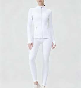 Conjunto de Chaqueta de Yoga Transpirable sin Costuras de Talla Grande, Ropa Deportiva para Fitness, Gimnasio y Running para Mujer, desde Almacén en EE. UU. - Product Image 4