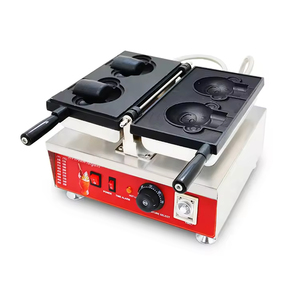 Macchina Elettrica Commerciale per Waffle a Forma di Orsetto, Piastra per Coni Waffle - Product Image 3