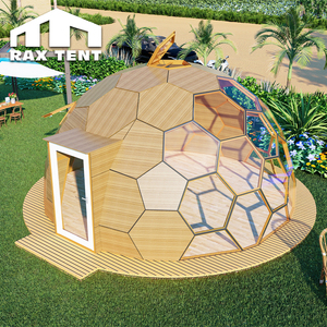 RAXTENT 6M Glamping Glass Dome House Tent Kits <span class=keywords><strong>para</strong></span> Stargazing Camping Cabin - Product Image 1