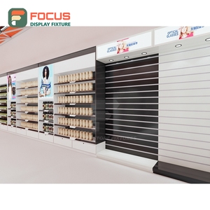 Premium Wig Display Cabinet Glass Door Lockable Drawer Multi Tier Shelf Store Display Cabinet Unit - Product Image 3