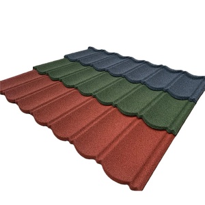Garantie de 50 ans Tuiles de <span class=keywords><strong>toiture</strong></span> en métal revêtues de pierre Bardeaux d'acier légers de style Sangobuild pour la maison - Product Image 3