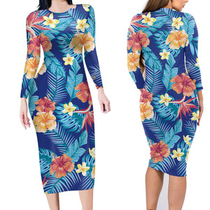 Ropa femenina, vestidos con estampado Tribal tradicional Hawaiano polinesio <span class=keywords><strong>para</strong></span> mujer, vestidos de noche <span class=keywords><strong>para</strong></span> mujer, vestido de talla grande <span class=keywords><strong>para</strong></span> trabajar - Product Image 3