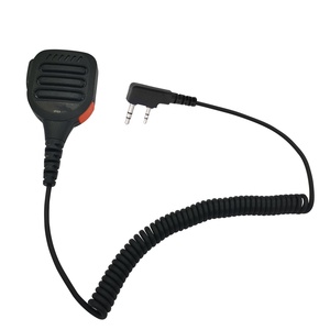 Walkie talkie altavoz micrófono 2 pines tipo K impermeable 3,5mm conector de Audio Para KENWOOD TK <span class=keywords><strong>retevis</strong></span> 888 1/2 baofeng S 2/12 uv82 - Product Image 1